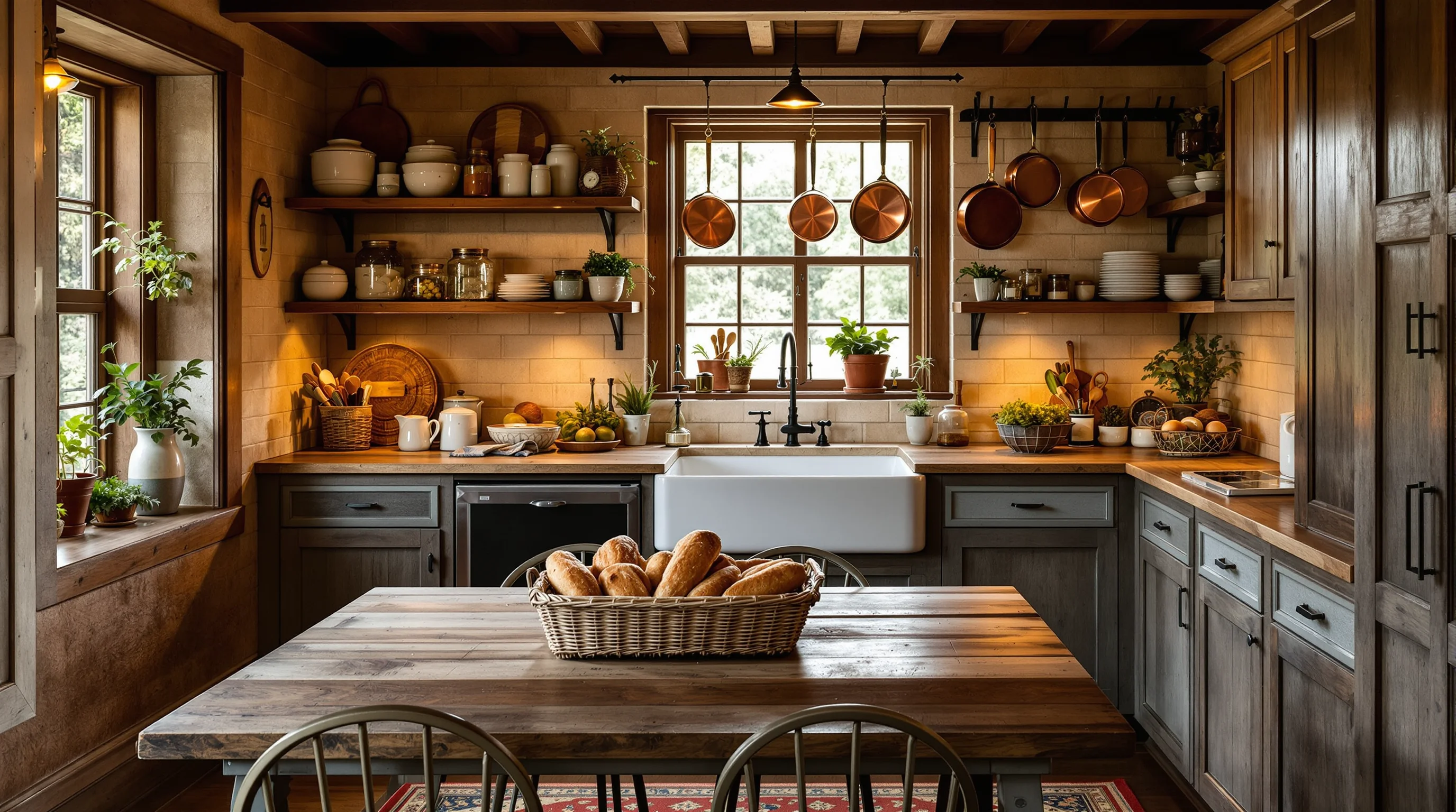 Cocina rústica: 10 elementos esenciales para lograr un ambiente acogedor