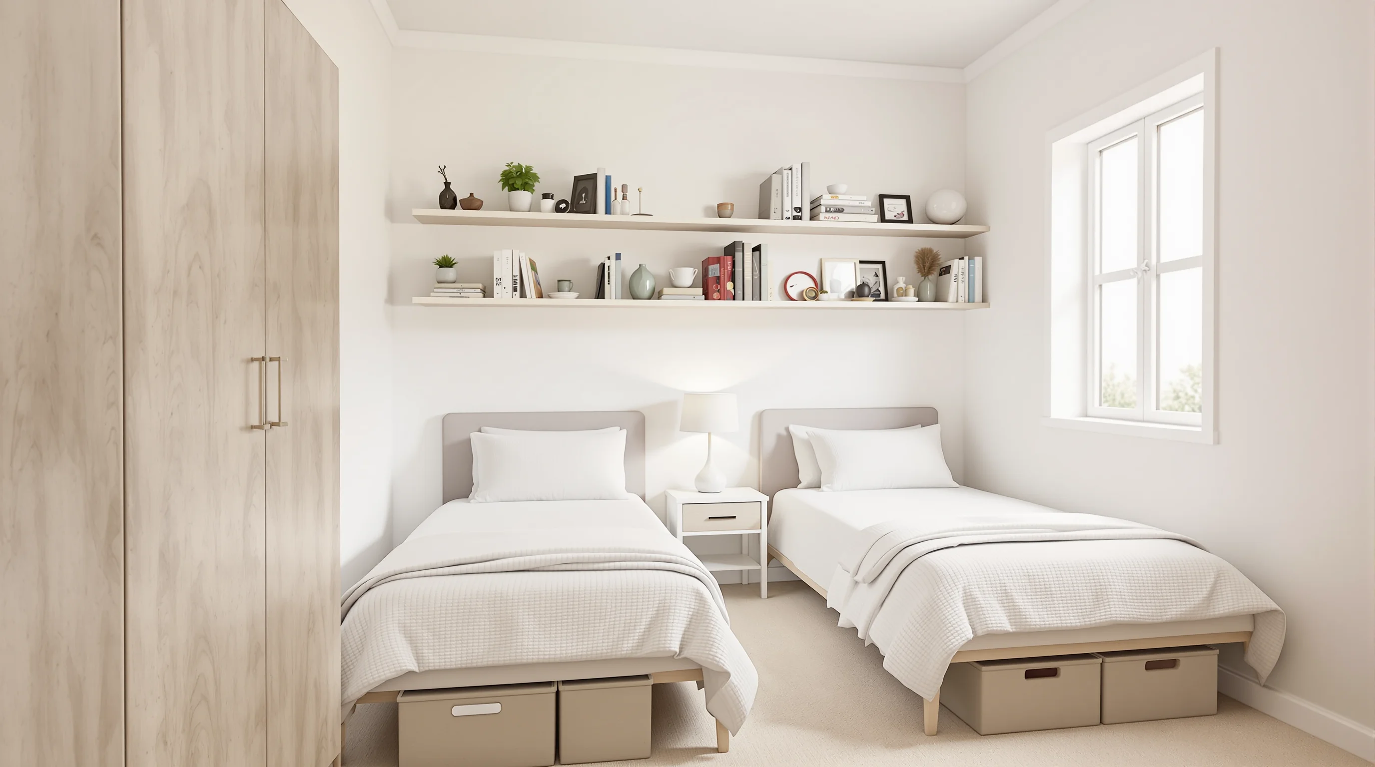 Habitación pequeña: 9 ideas para poner dos camas y optimizar el espacio
