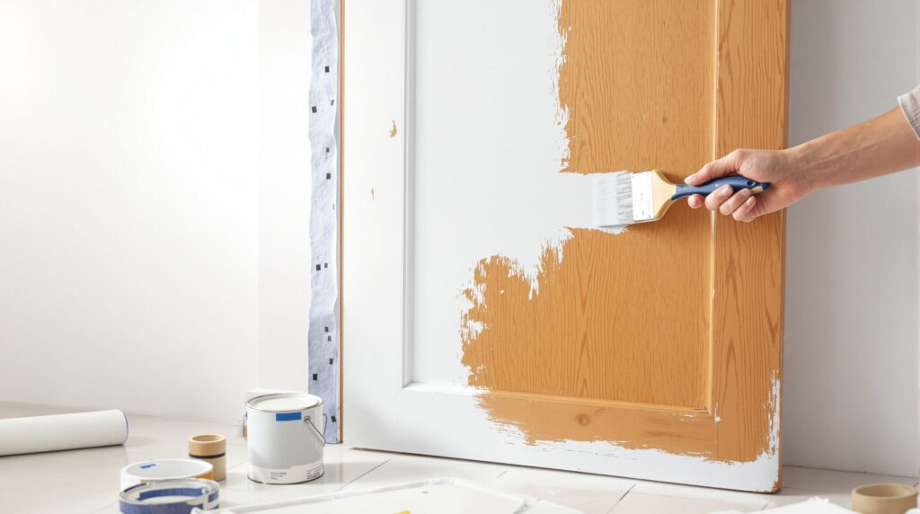 Cómo pintar una puerta de madera: el paso a paso