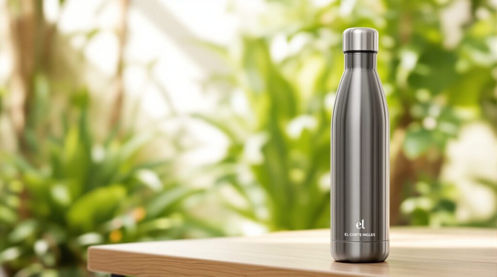 el corte ingles botella acero inoxidable