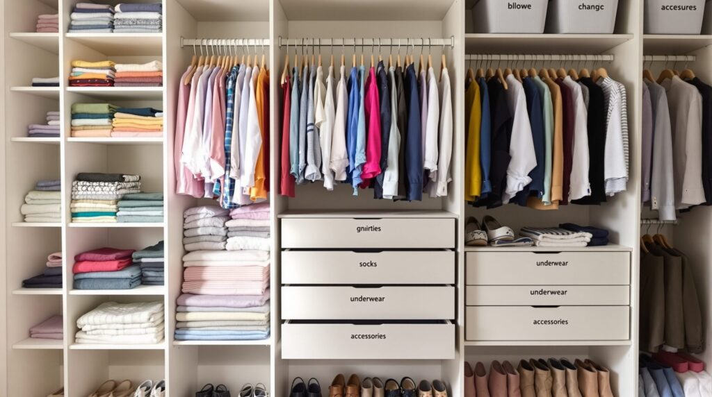 como organizar un armario