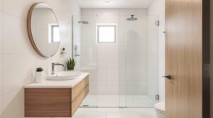 Baños pequeños con ducha: las 10 ideas para ganar amplitud visual