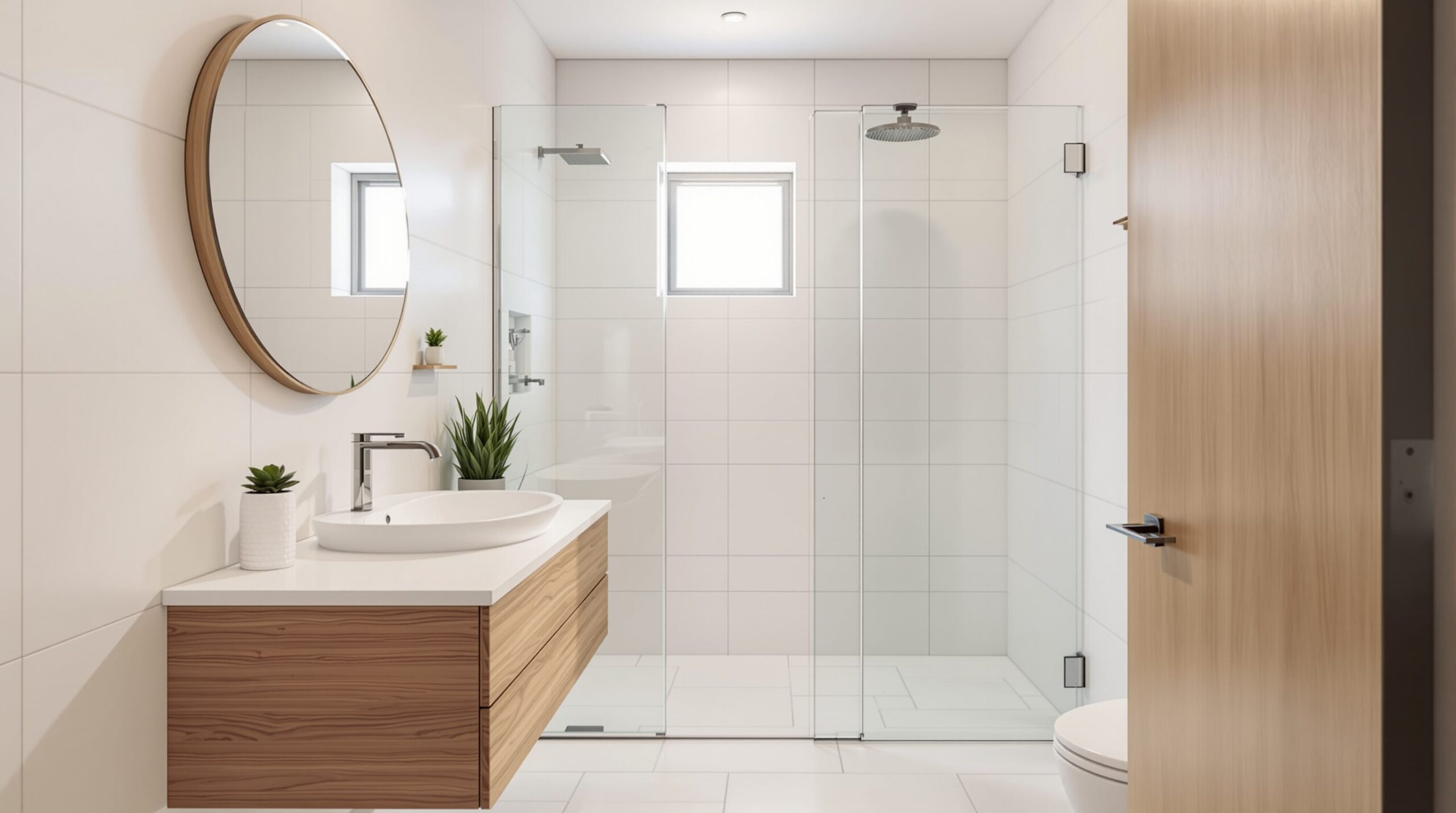 Baños pequeños con ducha: las 10 ideas para ganar amplitud visual