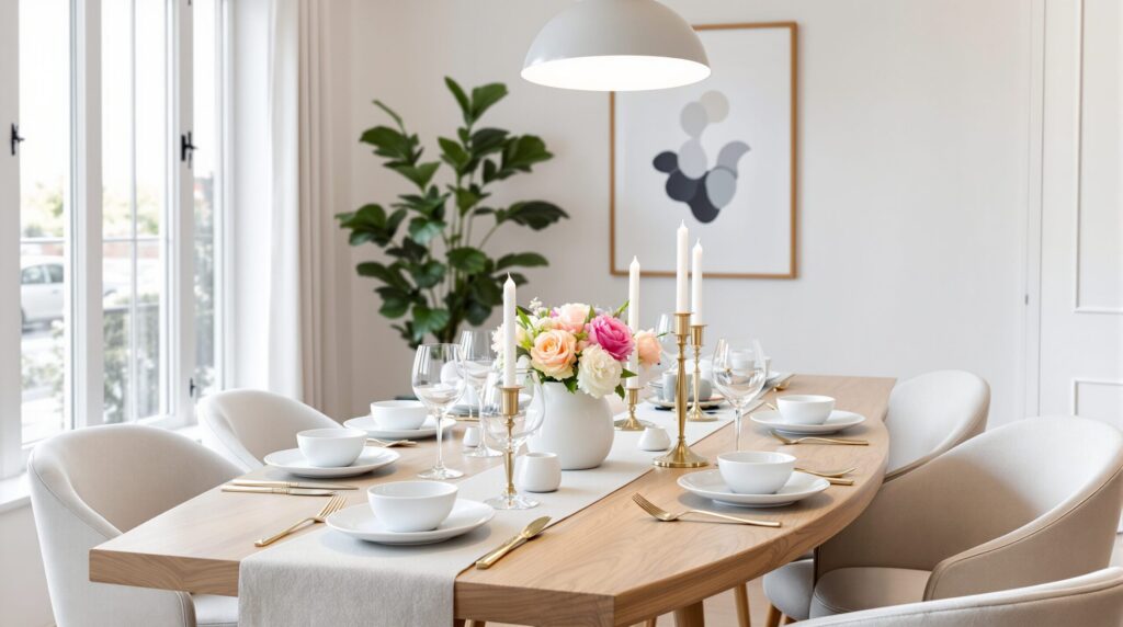 decoracion mesa comedor