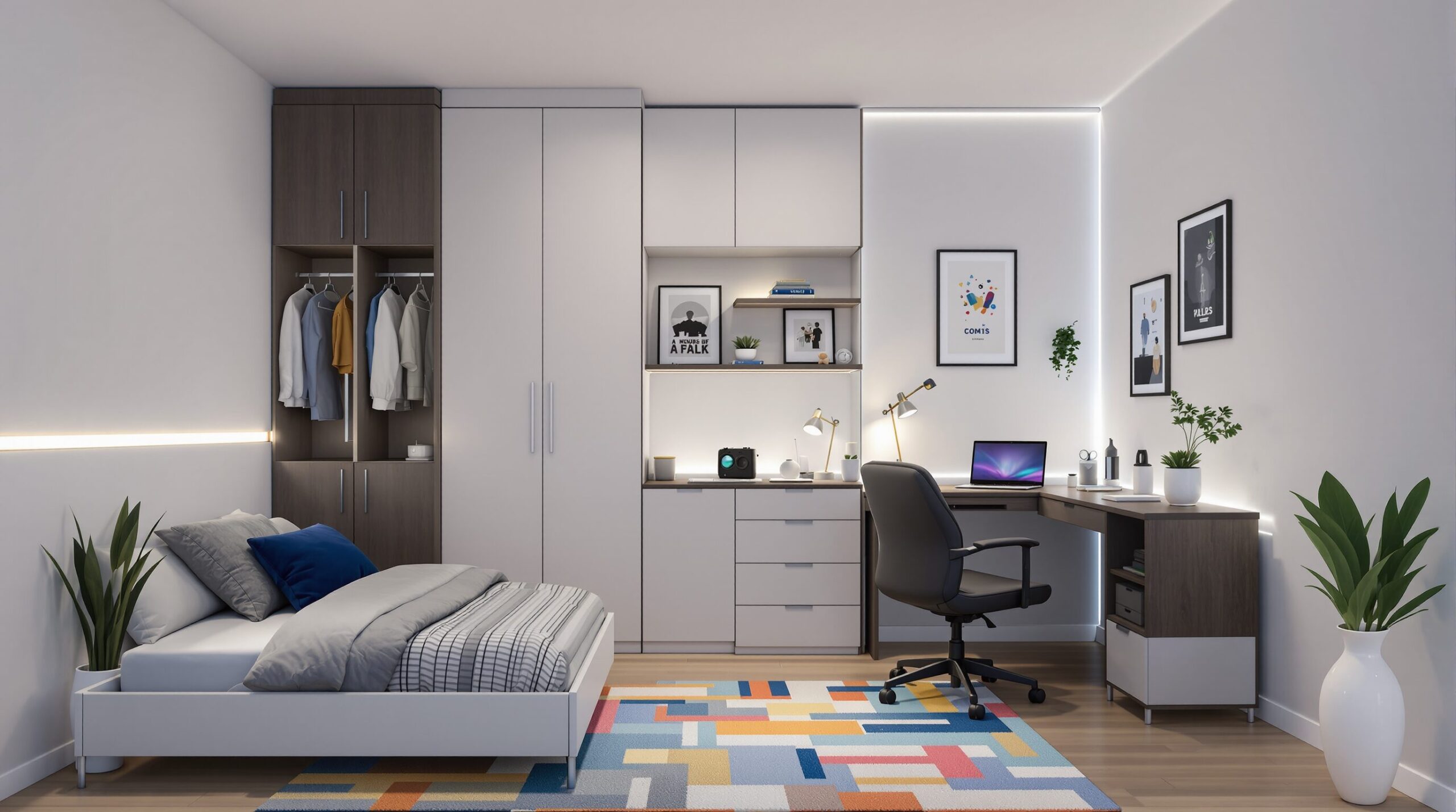 Habitaciones adolescentes chicos: 12 ideas modernas para un dormitorio funcional y actual
