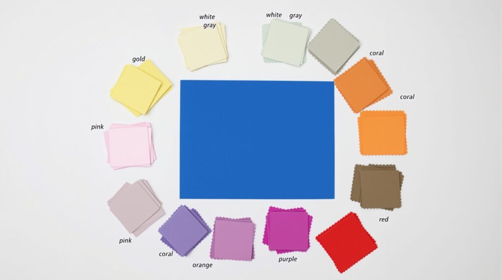 colores que combinan con el azul