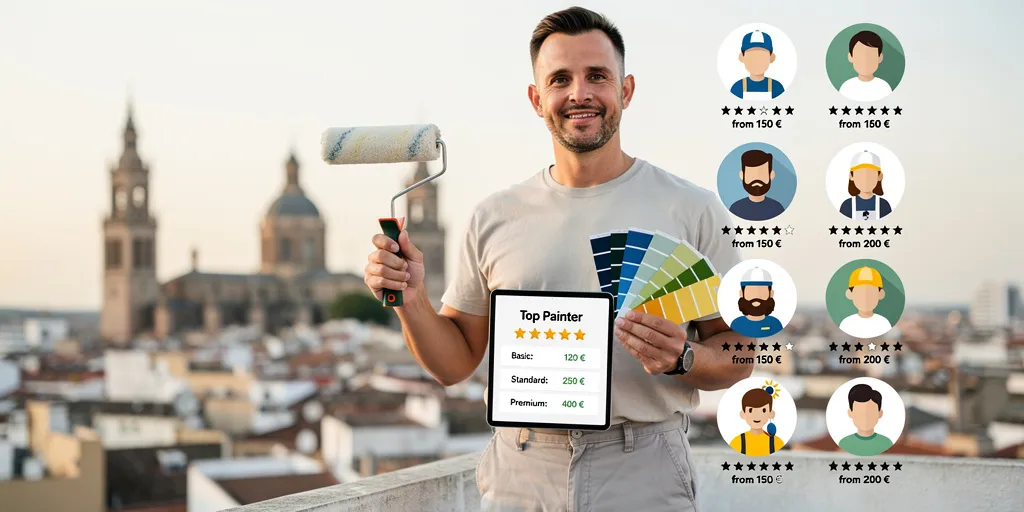 Pintores Zaragoza opiniones: los 8 más valorados y precios orientativos