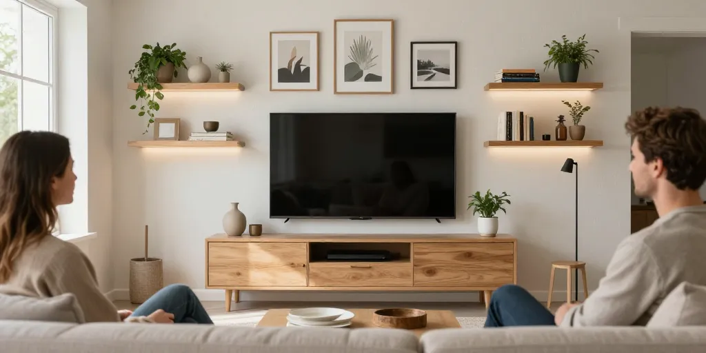 Cómo Decorar La Pared De La Televisión: Las 8 Ideas Más Prácticas
