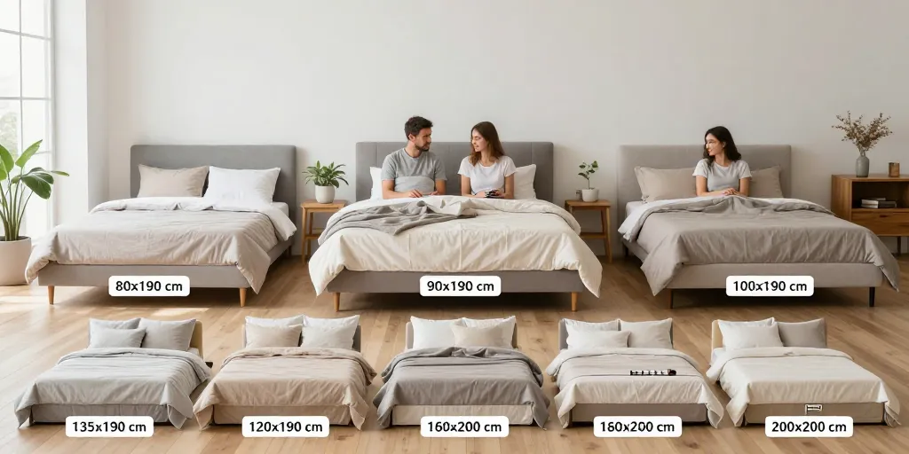 Medidas De Cama En España: Las 9 Medidas Principales Y Sus Usos